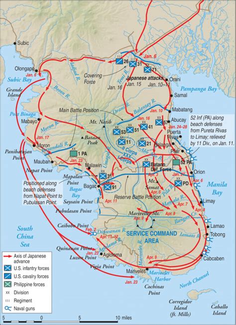 bataan and corregidor battle.